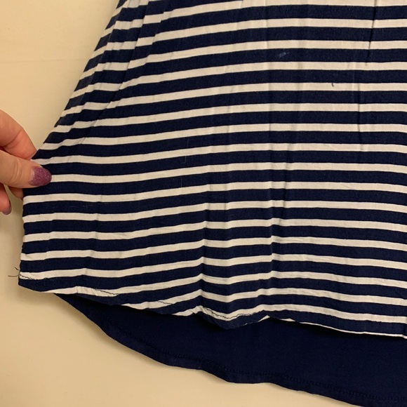 Blue striped sleeveless top - Picture 5 of 12